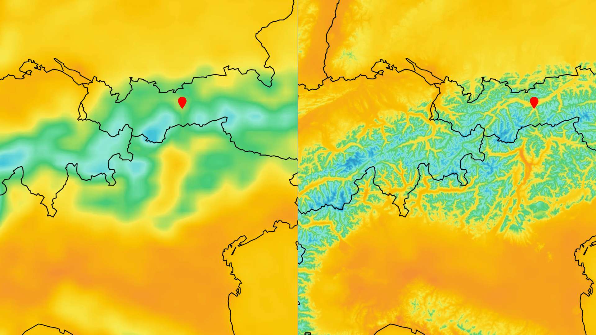 Elevation Temperature without description