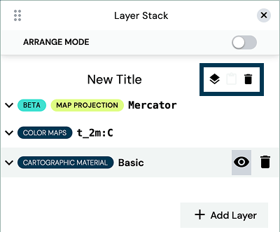 Layer stack copy paste