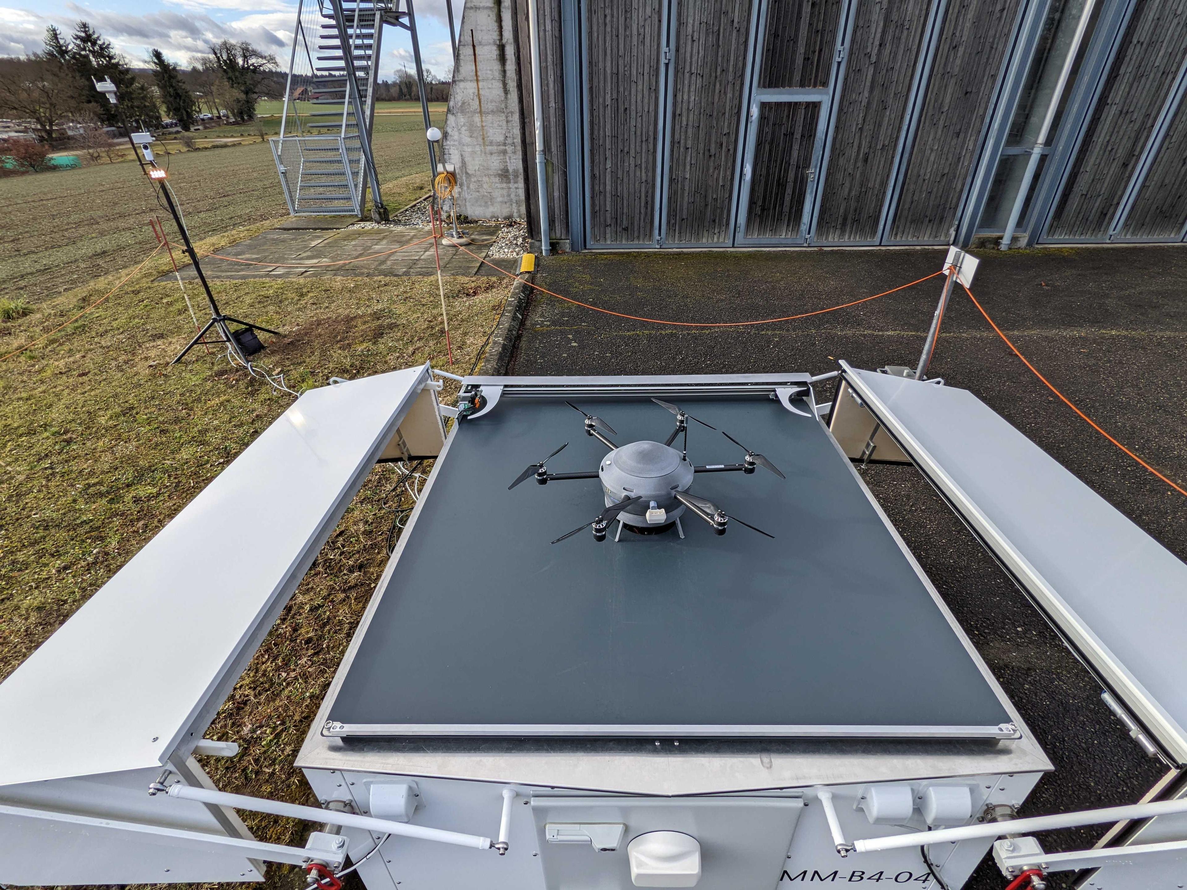 Meteobase geöffnet mit Meteodrohne