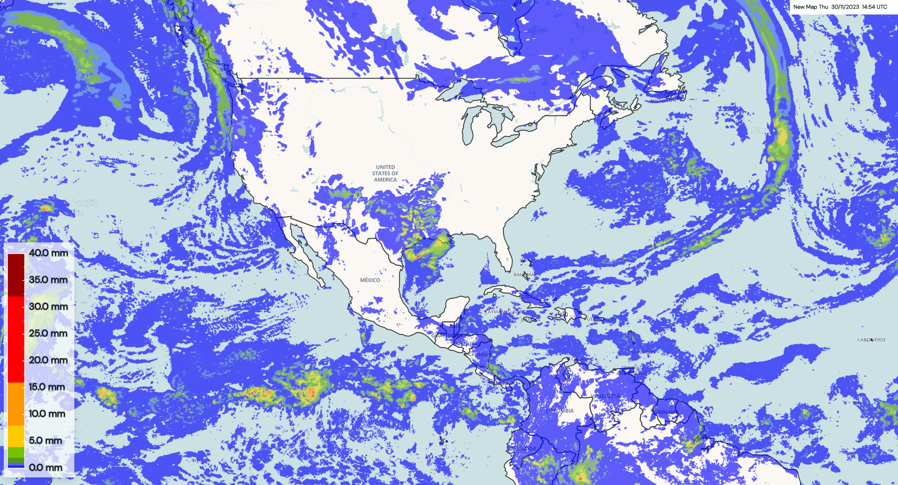 how to read radar on weather map