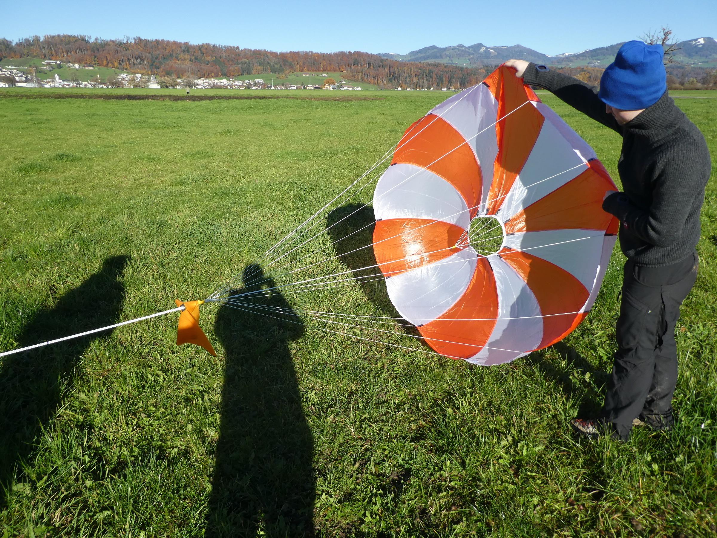 Parachute system.