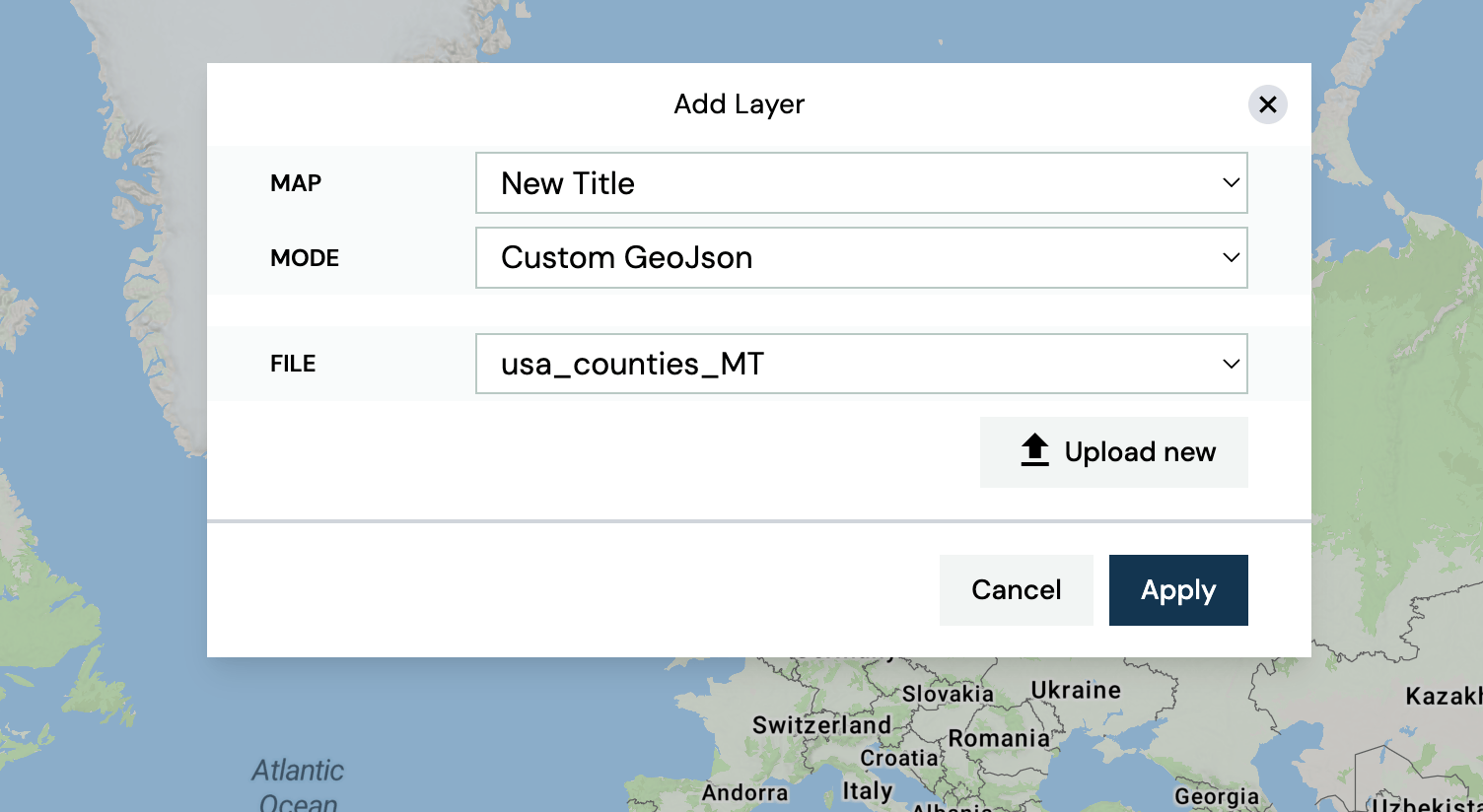 Custom GeoJSON
