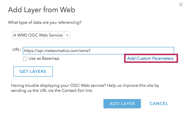 41 WMS online arcgis connector