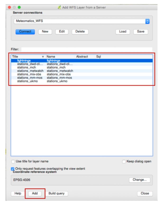 5 WFS QGIS connector