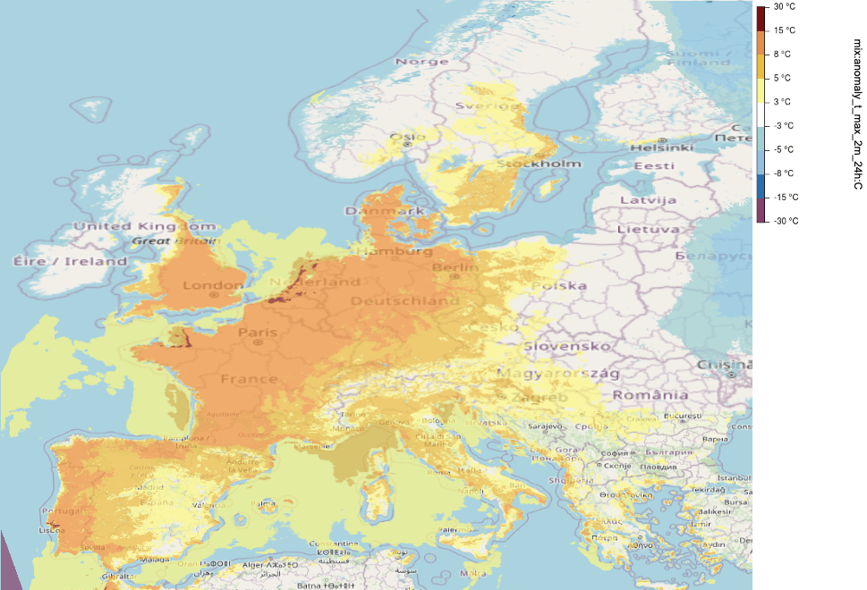 Anomaly t max 2m 24 europe