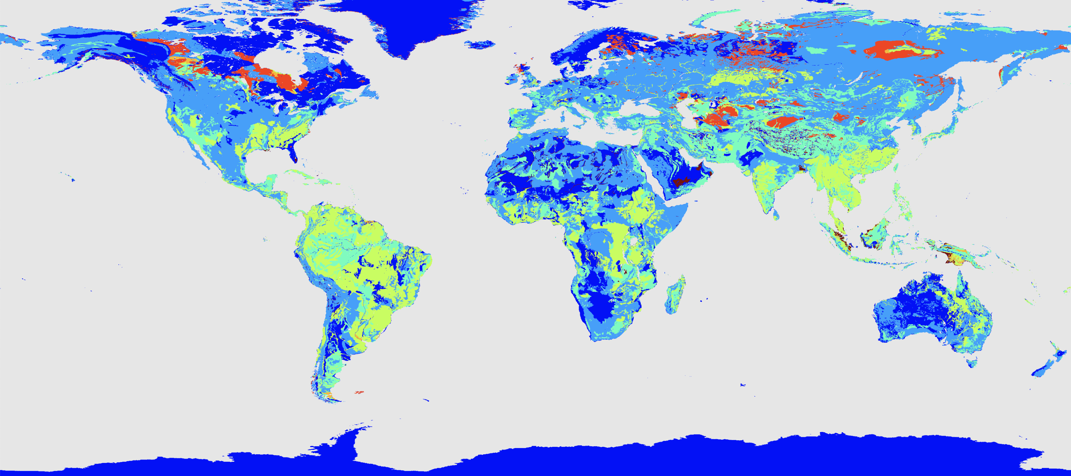 Derived parameters soil type idx