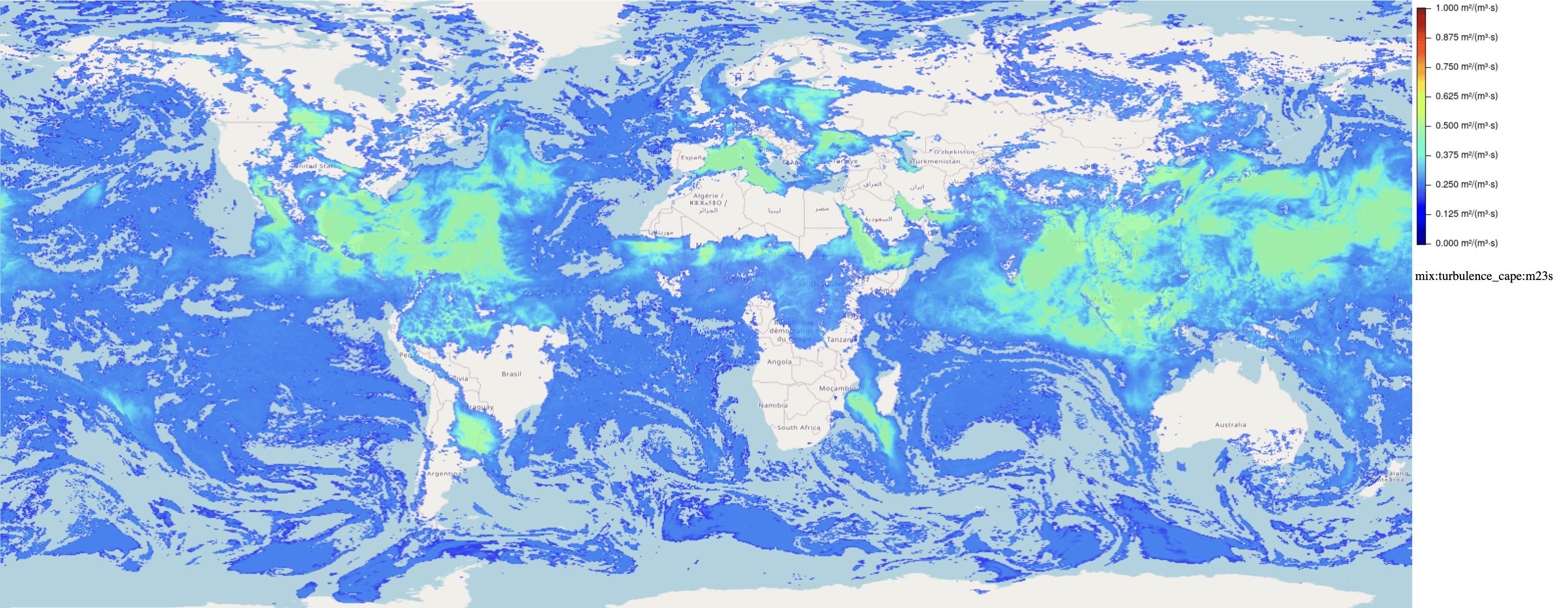 Derived parameters turbulencecape4