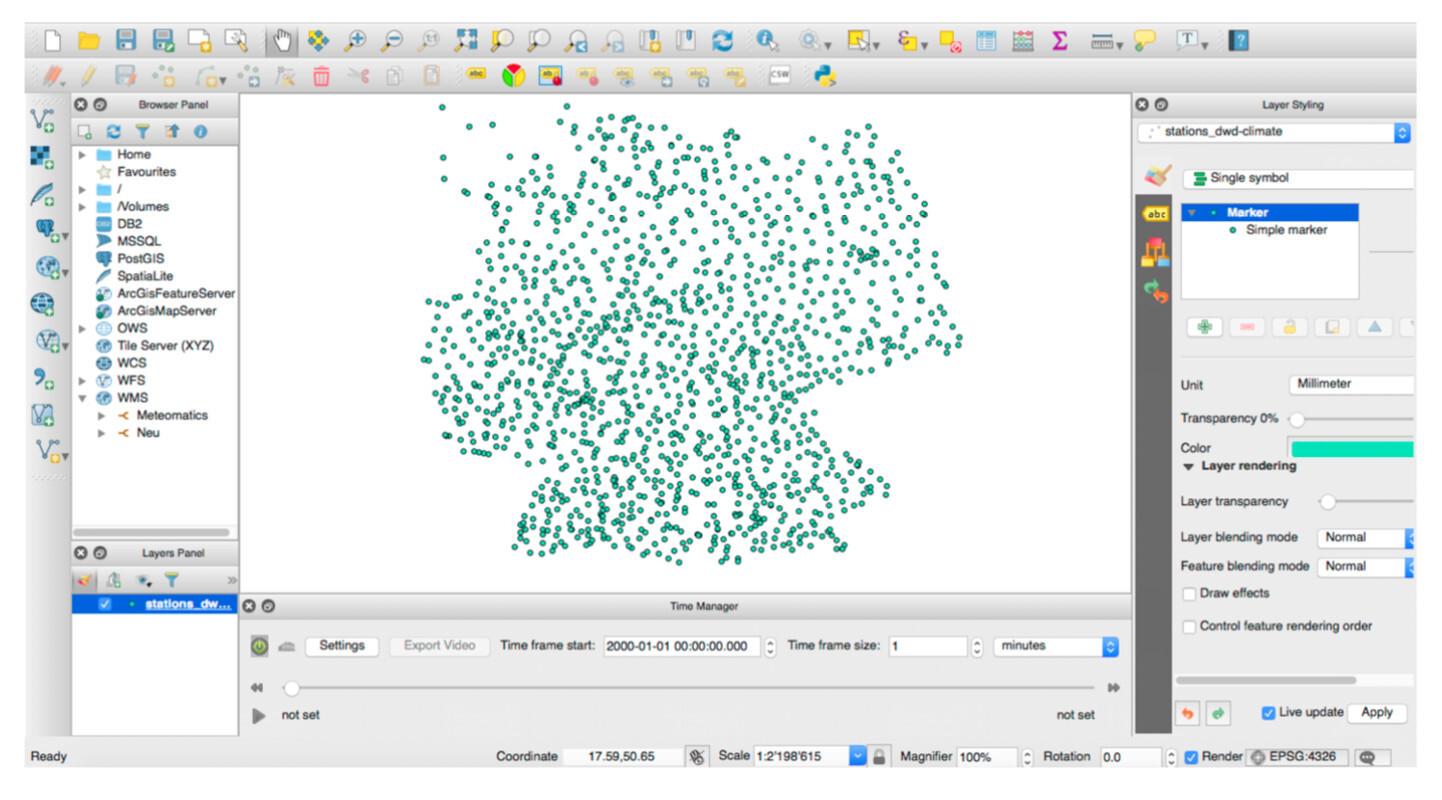 End WFS QGIS connector