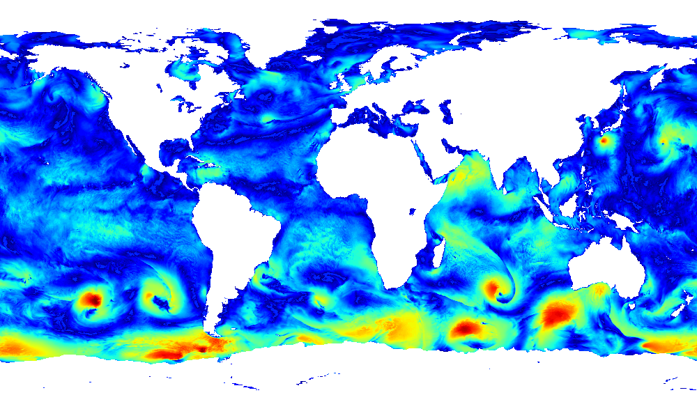 Mean period wind waves