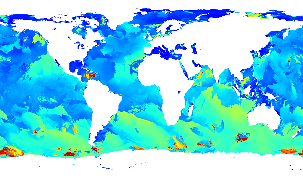 Mean wave period first swell