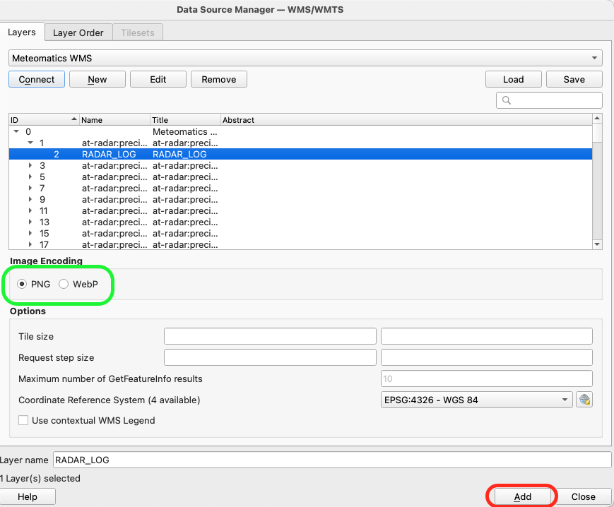 QGIS add layer