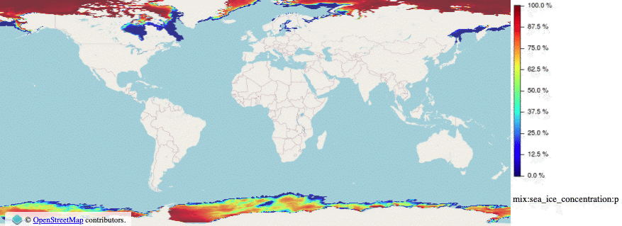 Sea ice concentration