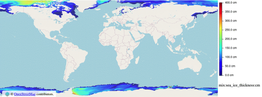 Sea ice thickness