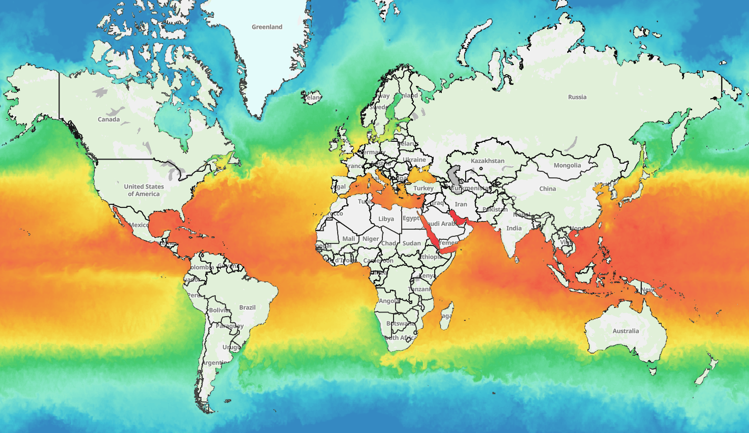 Sea surface temperature