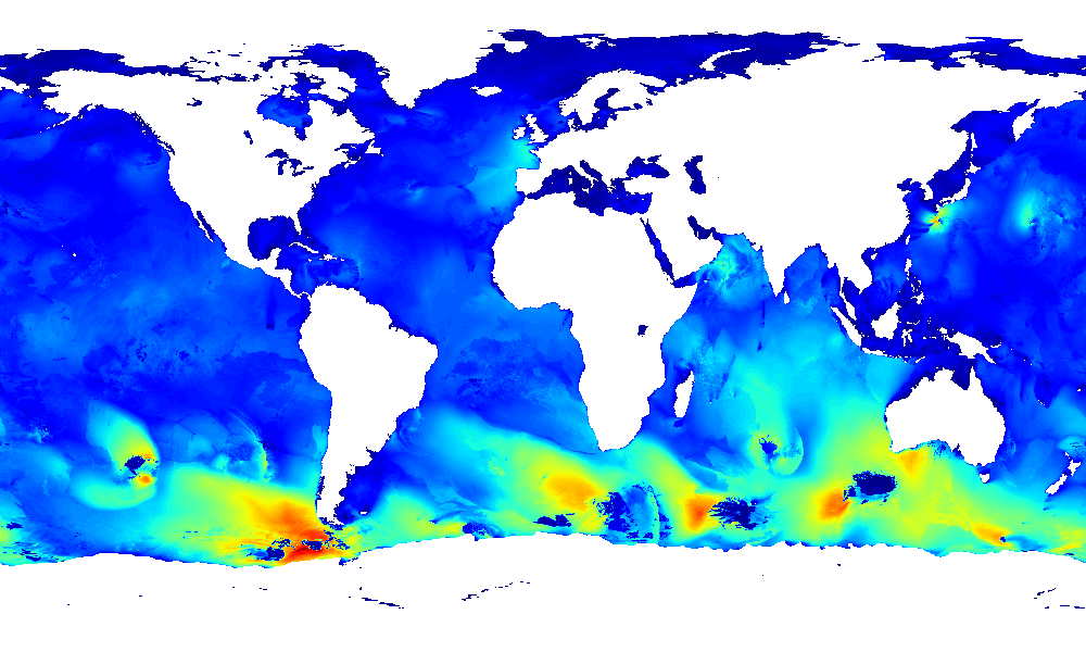 Significant wave height first swell