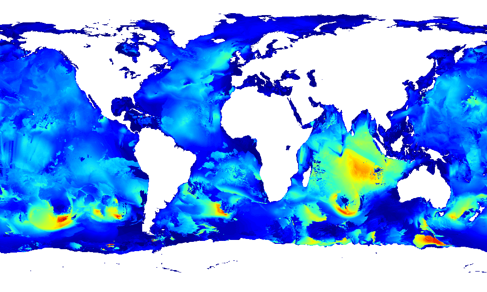 Significant wave height second swell