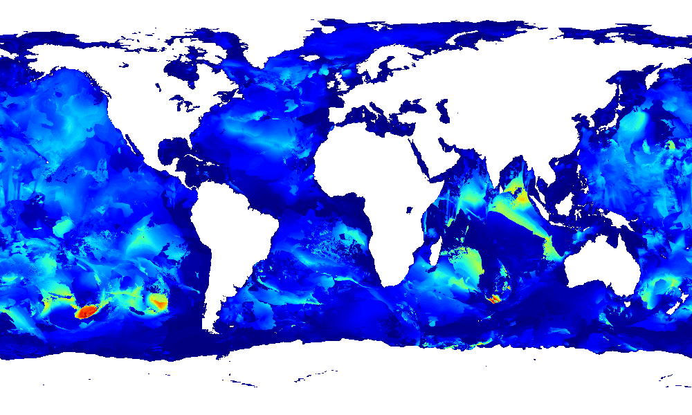 Significant wave height third swell