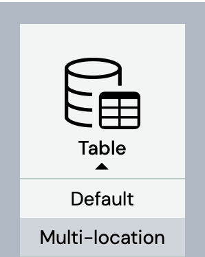 Multi-Location Tables