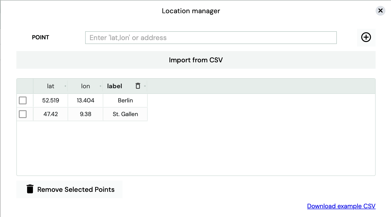 Multi-Location Tables