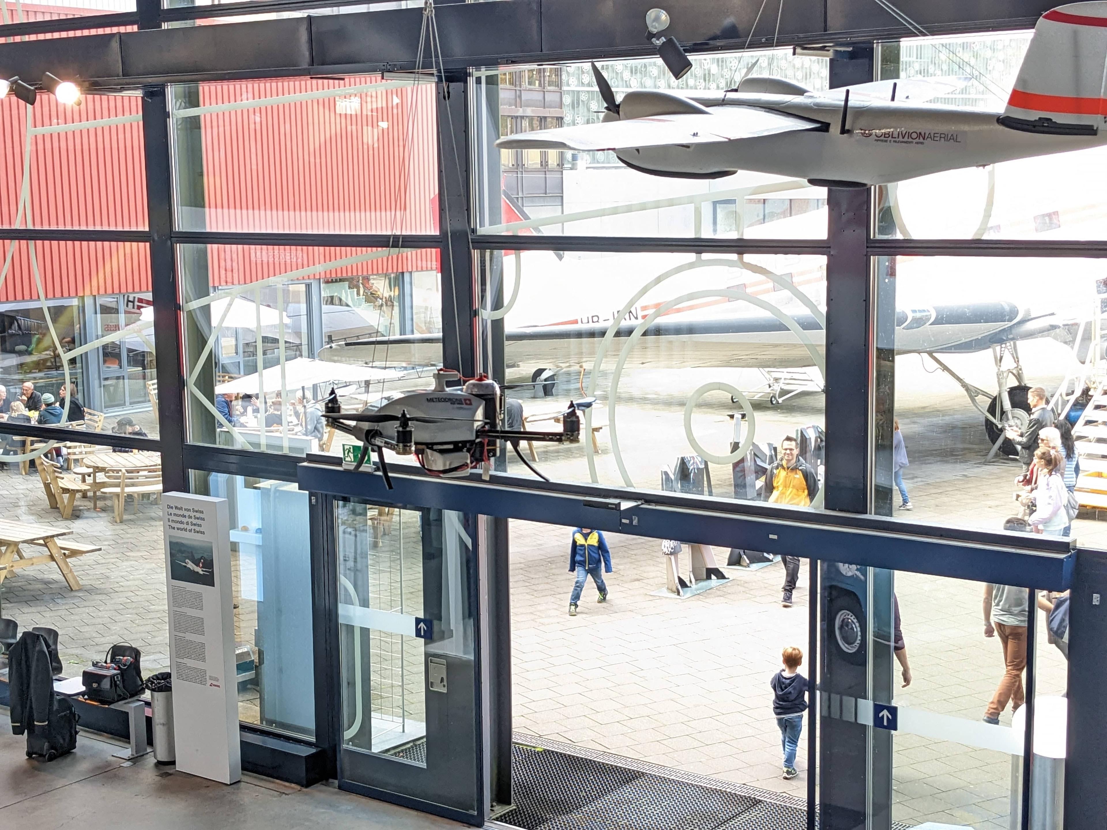 meteodrone at the swiss museum of transport