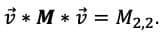 One hot vector equation